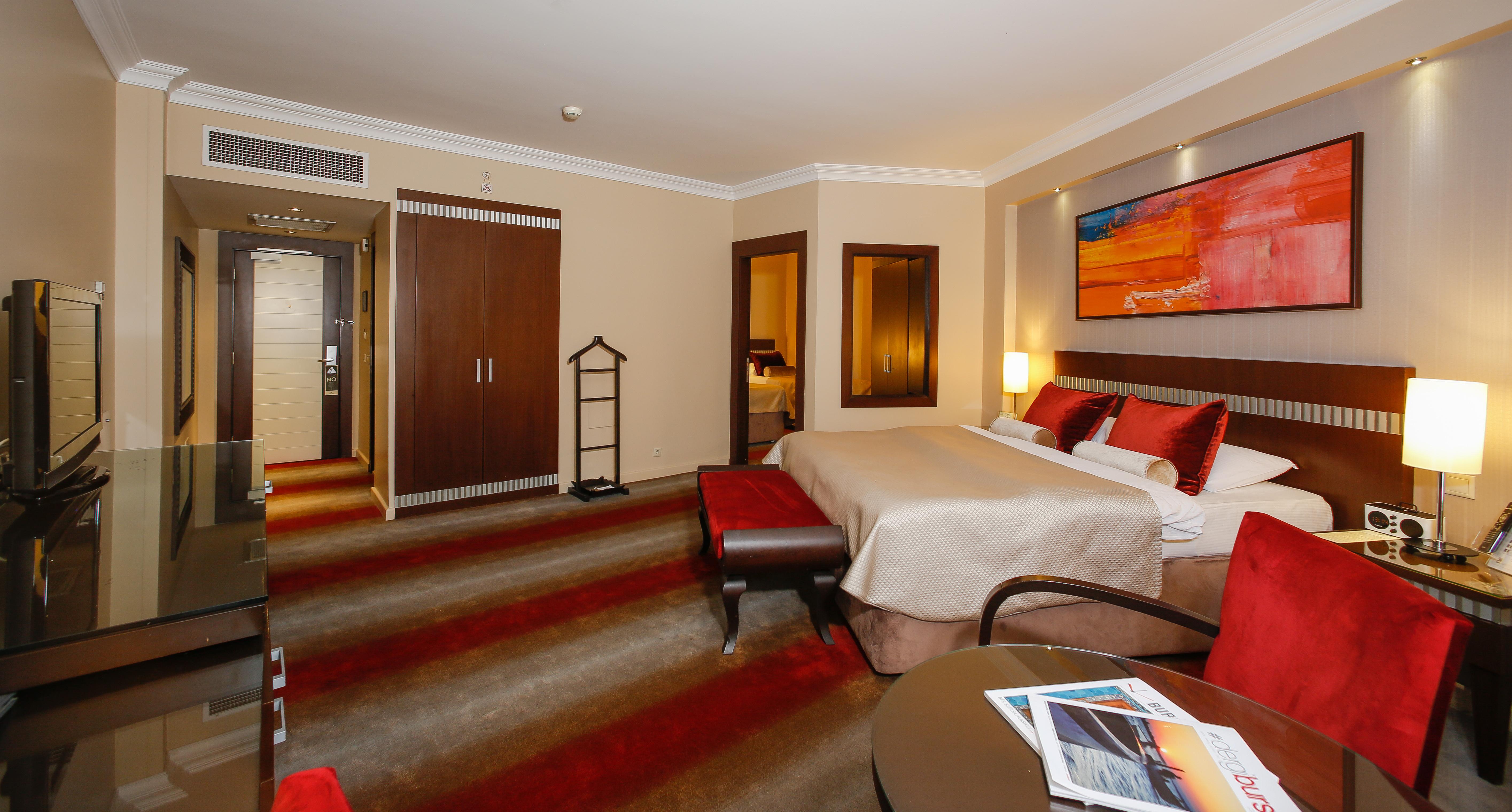 فندق ألميرا بورصة المظهر الخارجي الصورة A room at the hotel